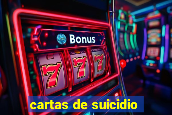 cartas de suicidio